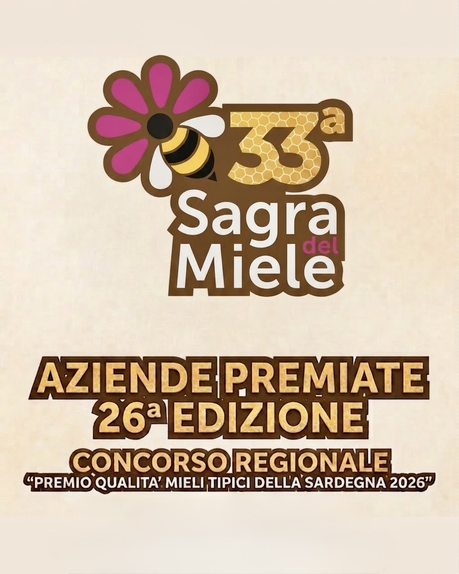 26° Concorso Regionale “Premio Qualità Mieli Tipici della Sardegna 2026” aziende premiate